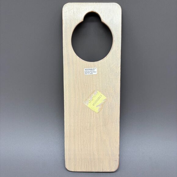 Country Goose Door Hanger Friends Gather Here Figi Graphics 1988 Farmhouse Folk - Picture 3 of 7